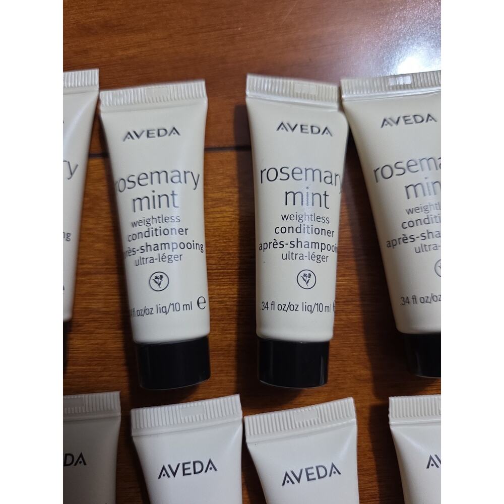 Lot of 16 AVEDA Rosemary Mint Purifying Shampoo & Conditioner Travel Size 10ml - Picture 3 of 4